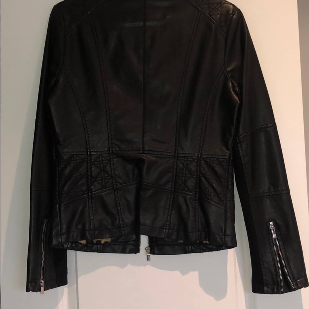 Black Rivet leather jacket - Picture 6 of 7
